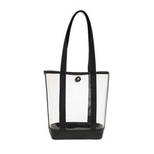 Load image into Gallery viewer, Joy Susan - Elle Tote - In Black Clear