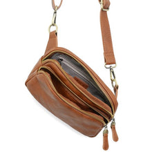 Load image into Gallery viewer, Joy Susan - Kylie Double Zip - In Saddle