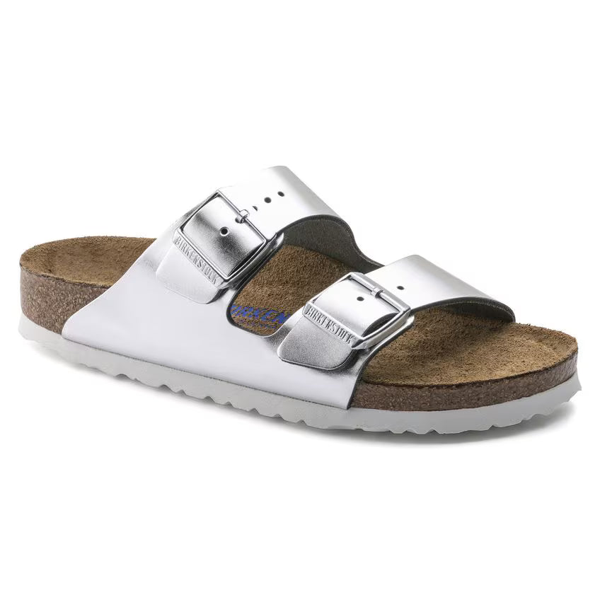 Birkenstock - Arizona SFB - In Metallic Silver