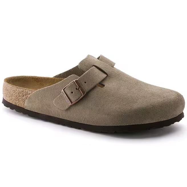 Birkenstock - Boston SFB - Taupe Suede