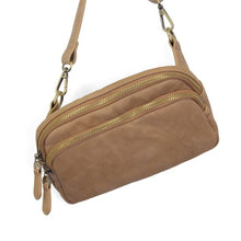 Load image into Gallery viewer, Joy Susan - Kylie Double Zip - In Camel
