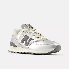 Load image into Gallery viewer, New Balance - 574 - In Metallic Silver with Artic Grey
