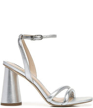 Load image into Gallery viewer, Sam Edelman - Kia Block Heel Ankle Strap Sandal - In Soft silver
