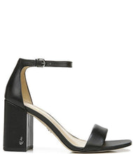 Load image into Gallery viewer, Sam Edelman - Daniella Ankle Strap Sandal - In Black leather
