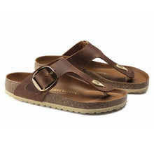 Load image into Gallery viewer, Birkenstock - Gizeh Big Buckle - oiled leather - In Cognac
