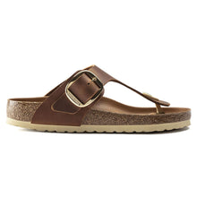 Load image into Gallery viewer, Birkenstock - Gizeh Big Buckle - oiled leather - In Cognac
