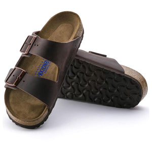 Birkenstock - Arizona Soft Footbed  - Oiled leather-In Habanna