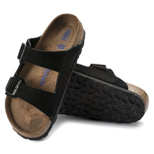 Load image into Gallery viewer, Birkenstock - Arizona Soft Footbed - Suede leather- In Black
