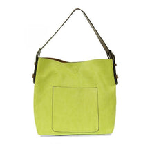 Load image into Gallery viewer, Joy Susan - Classic Hobo Bag -In Lime
