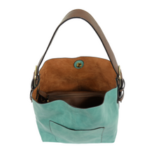 Load image into Gallery viewer, Joy Susan - Classic Hobo Bag  - In True Turquoise
