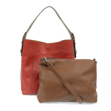 Load image into Gallery viewer, Joy Susan - Classic Hobo Bag - In Scarlett
