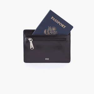 Hobo - Euro Slide Credit Card Wallet - Vintage Hide- In Black