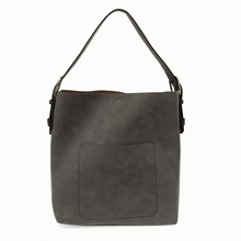 Load image into Gallery viewer, Joy Susan - Classic Hobo Bag -  In Charcoal
