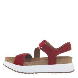OTBT - SIERRA in RED Wedge Sandals
